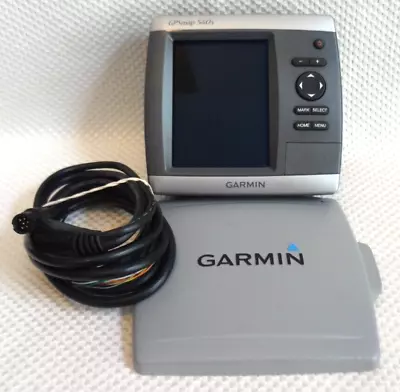 GARMIN GPSMAP 540S MARINE GPS CHART PLOTTER FISHFINDER DISPLAY W/ POWER & COVER • $299.98