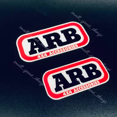ARB Domed Decal Sticker Badge Bubble Resin 95x45mm Deluxe Bull Bar Canopy LARGE • $15.95