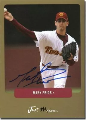 2003 Mark Prior Rookie Autograph GOLD Auto Preview RC #/100 • $7.95