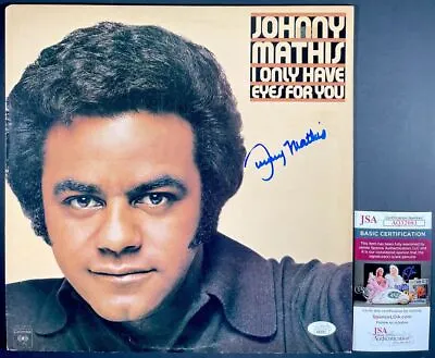 Johnny Mathis Signed I Only Have Eyes For You Vinyl Record Autograph JSA COA • $84.95