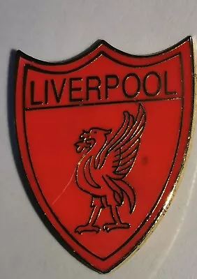 Liverpool FC  Football Shield Metal Pin Badge Vintage 2011 • £4.30