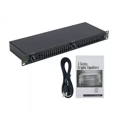 215 Dual Channel 15-Band Equalizer Professional Equalizer F/ Home Karaoke Tuning • $159.59
