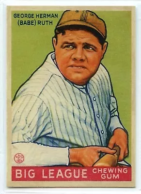 2020 ChattanoogaACEO Goudey Giants - #181 - Babe Ruth - New York Yankees • $1.29