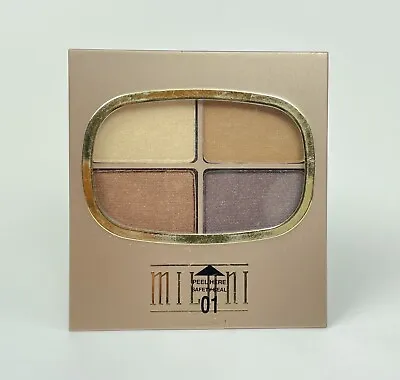 MILANI Shadow Wear Eye Shadow Quad #01 Touch Of Brown • $10.95