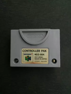 N64 NUS-004 Controller Pak OEM • $5.99