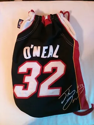 Shaq O'Neal Miami Heat Backpack Carry Sack • $9.99