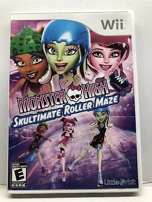 Monster High: Skultimate Roller Maze (Nintendo Wii 2012) Complete Tested Working • $13.99