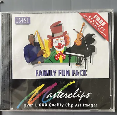IMSI Masterclips Family Fun Pack 1000 Images Vector Collection Windows PC • $19.99