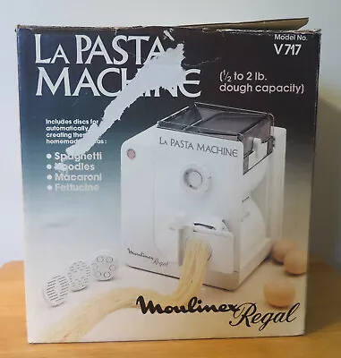 Moulinex Regal Pasta And Dough Maker La Pasta Machine Model V717 • $48.95