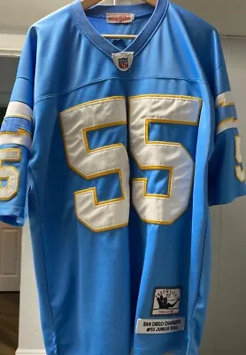 Vintage Mitchell & Ness NFL San Diego Chargers Junior Seau Jersey Size 48 • $167.99
