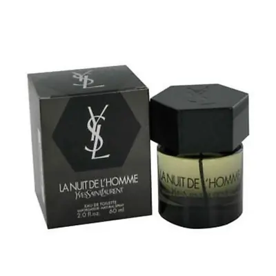 Yves Saint Laurent La Nuit De L'Homme 60ml Eau De Toilette YSL Mens EDT Spray • £61
