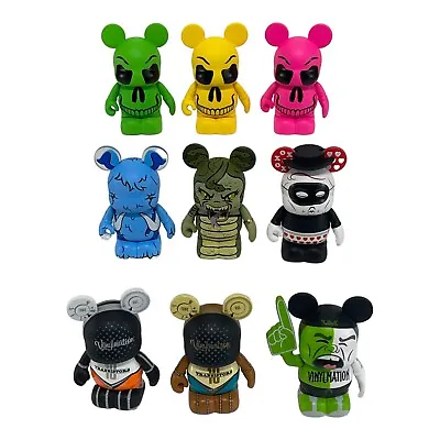 Disney Urban Redux Series #2 Vinylmation Lot Of 9 Figures Includes (3) Toppers • $37.37