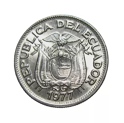 Ecuador. 50 Centavos 1977. • $6.99