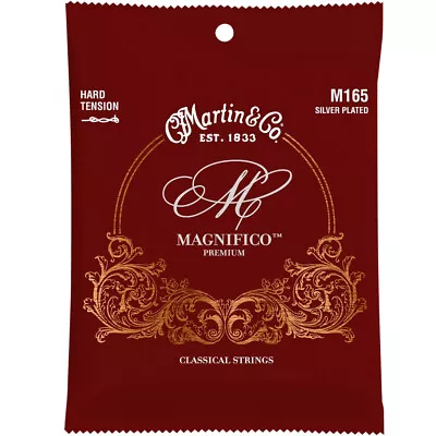 Martin M165 Classical Magnifico Hard Tension Silverplated Strings New! • $10.99