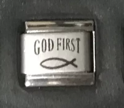 God First ITALIAN CHARM Link 9MM K37 • $12