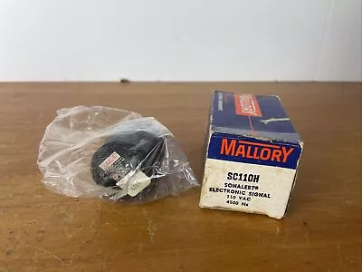 $17.09 • Buy MALLORY SC110H 30 -110 VAC/DC 4500 Hz SONALERT ELECTRONIC SIGNAL NEW SEALED