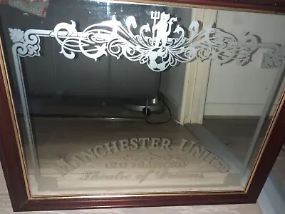 Manchester United Old Trafford Theatre Of Dreams Pub Mirror • £25