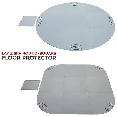 Lay-Z-Spa Bestway Floor Protector Garden Mat Outdoor Hot Tub & Spa -Round/Square • £19.85