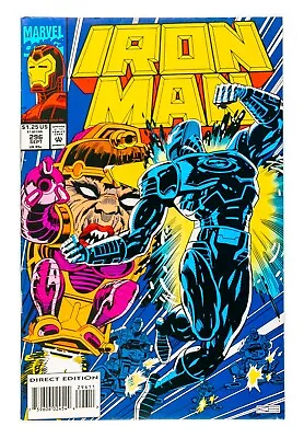Invincible Iron Man #296 (1993 Marvel) Trade War! MODOK! With Trading Card VF/NM • $3.50
