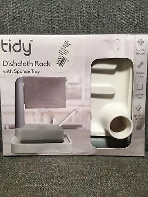 Tidy By Art + Cook Dishcloth Rack With Sponge Tray • $11.50