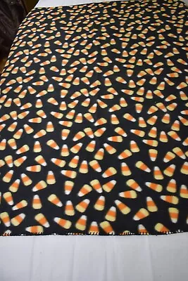 Home Expressions Black Candy Corn 56X44  JC Penny Crafting Fabric Small Bolt • $20