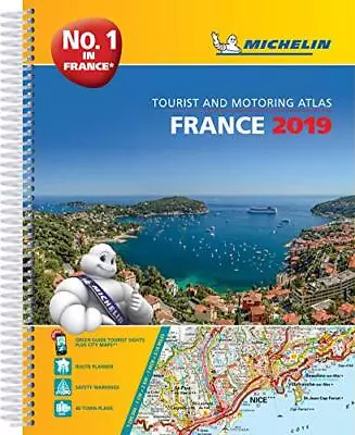 France 2019 -A4 Tourist & Motoring Atlas: Tourist & ... • £6.99