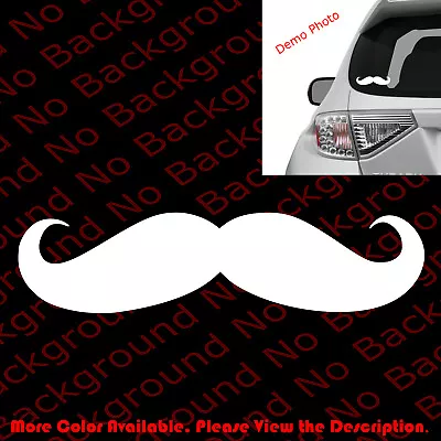 From USA - MUSTACHE JDM Illest Funny Car Window/Laptop/Vinyl Decal Sticker MT001 • $2.25