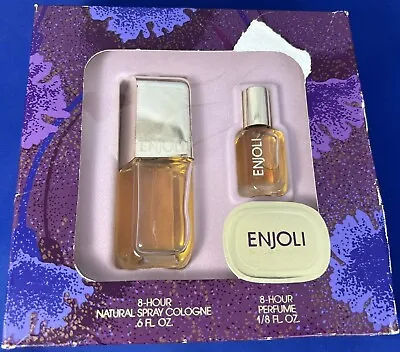$99.99 • Buy Vintage Charles Of The Ritz Group ENJOLI Gift Set Perfume And Spray Cologne