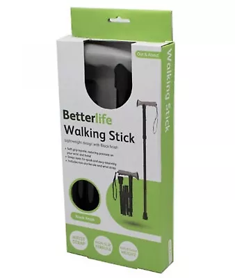 BETTERLIFE Walking Stick Lightweight Foldable  Adjustable Various Colours • £13.39