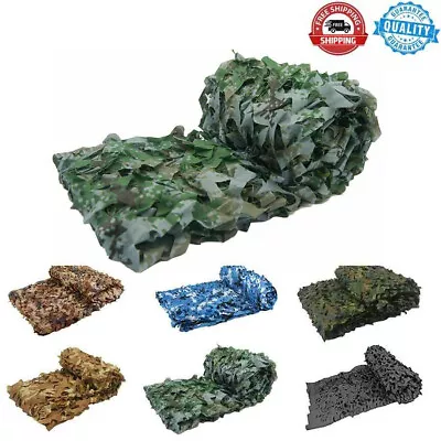 Camo Net Military Hunting Hide Shooting Fishing Camping Picnic Hide Woodland 01 • $169.99