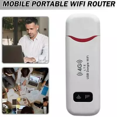 150Mbps 4G LTE WIFI USB Dongle Mobile Broadband Modem Unlocked Sim Wireless T7Z6 • $12.12