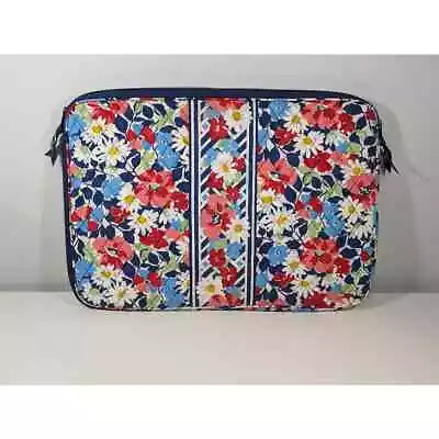Vera Bradley Summer Cottage Laptop Sleeve Case 17 X 12 • $20