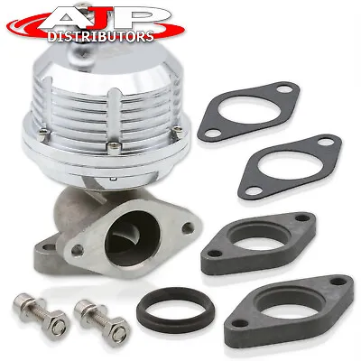 38mm Silver Aluminum Top Cast Iron Lower Body Turbo External Waste Gate Manifold • $34.99