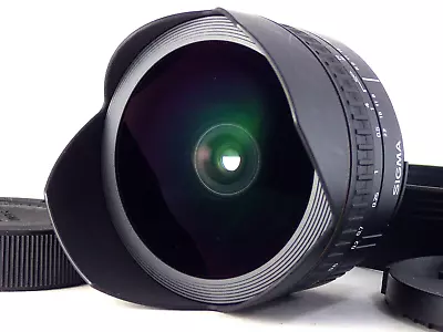 Sigma 15mm F2.8 EX DG Fisheye Wide Angle AF Lens For Nikon F SLR CAMERA Fm JAPAN • $259.99