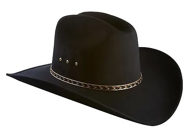 Cowboy Hat Youth Small Black Felt Western Cowboy Hat Brand New • $19.99