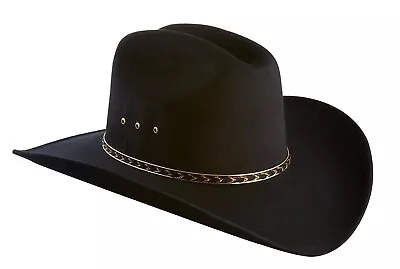 Cowboy Hat Youth Small Black Felt Western Cowboy Hat • $19.99