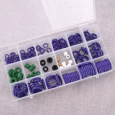 225x Car R22 A/C O-Ring Seal Washer Gaskets Assortment Kit With Box • $13.17