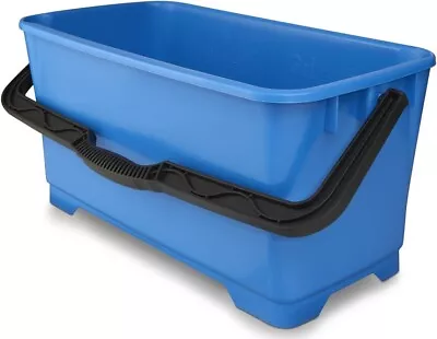 6 Gallon Heavy-Duty Plastic Bucket With Measurement Marks Blue • $25