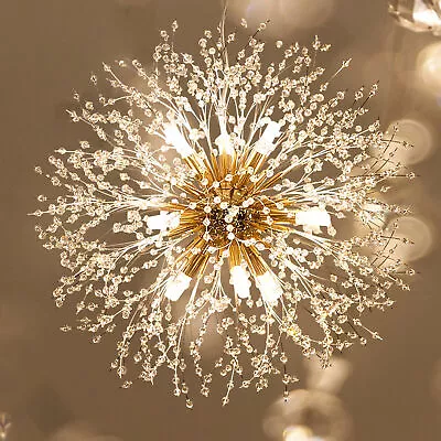 8-Light Modern Sputnik Chandelier Fireworks Pendant Light Crystal Ceiling Lights • $63.99