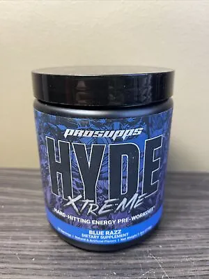 Hyde Xtreme Hard-Hitting Energy Pre Workout Blue Razz 7.4 Oz (210 G) 08/2025 • $30.40