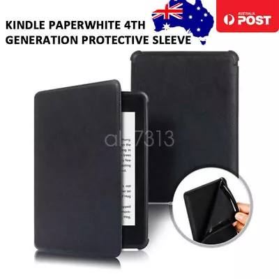 AU Slim Flip Leather Folio Case Cover For Kindle Paperwhite 4 2018 10th Magnetic • $12.99