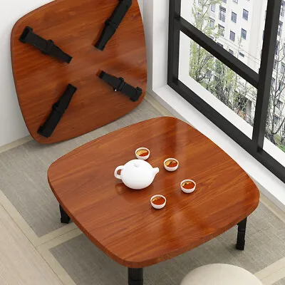 Folding Table Japanese Style Low Dining Table Coffee Tea For Tatami Bay Window • £24.95