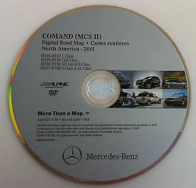 Mercedes Benz Comand Mcsii Navigation Cd Dvd Nav Gps Map Bq 6 46 0264 2011 V 8.0 • $199.99