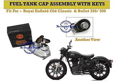 Royal Enfield  Fuel Tank Cap Assembly Fit For Old Classic & Bullet 350 / 500  • $53.85