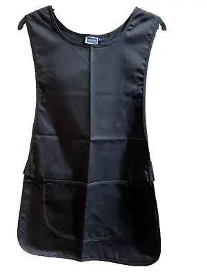 Tabard Apron With Pockets Overall Kitchen Catering Cleaning Workwear Uniform • £4.49
