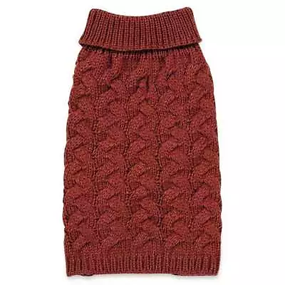 Chunky Cable Knit Dog Turtleneck Sweater Pet  Zack & Zoey Elements Apparel  • $29.99