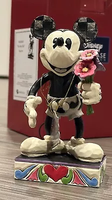 New Disney Traditions Mickey Mouse Figurine ‘for My Gal’  4043665 • $25