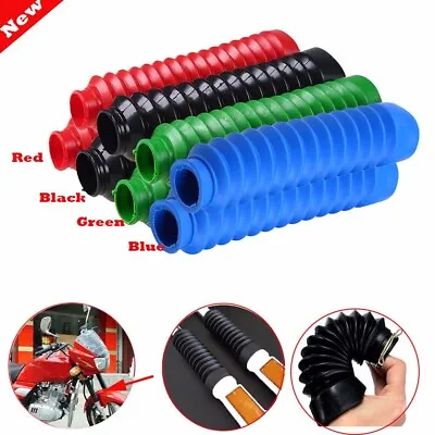 30mm 49mm Dirt Bike Front Fork Suspension Shock Cover Dust Shield Boots Gaiters • $15.58
