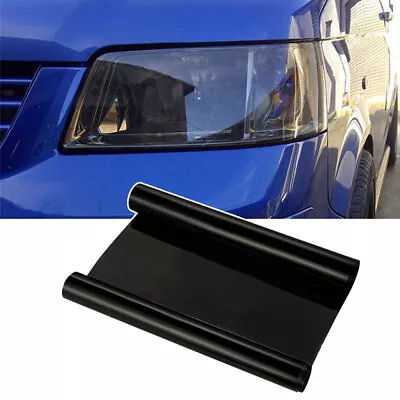 30x100cm Dark Smoke Black Tint Film Headlights Tail Lights Car Vinyl Wrap Parts • $12.52