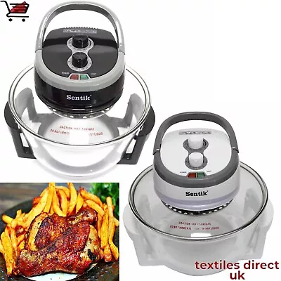 Halogen Air Fryer Low Fat Fast Health Electric Cook Oven Home 12L Capacity 1300W • £46.95